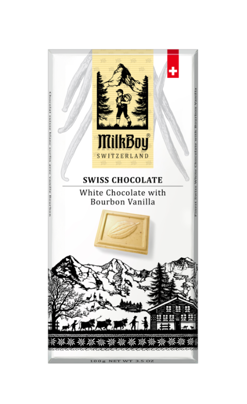 MilkBoy Swiss Chocolate White Chocolate with Bourbon Vanilla