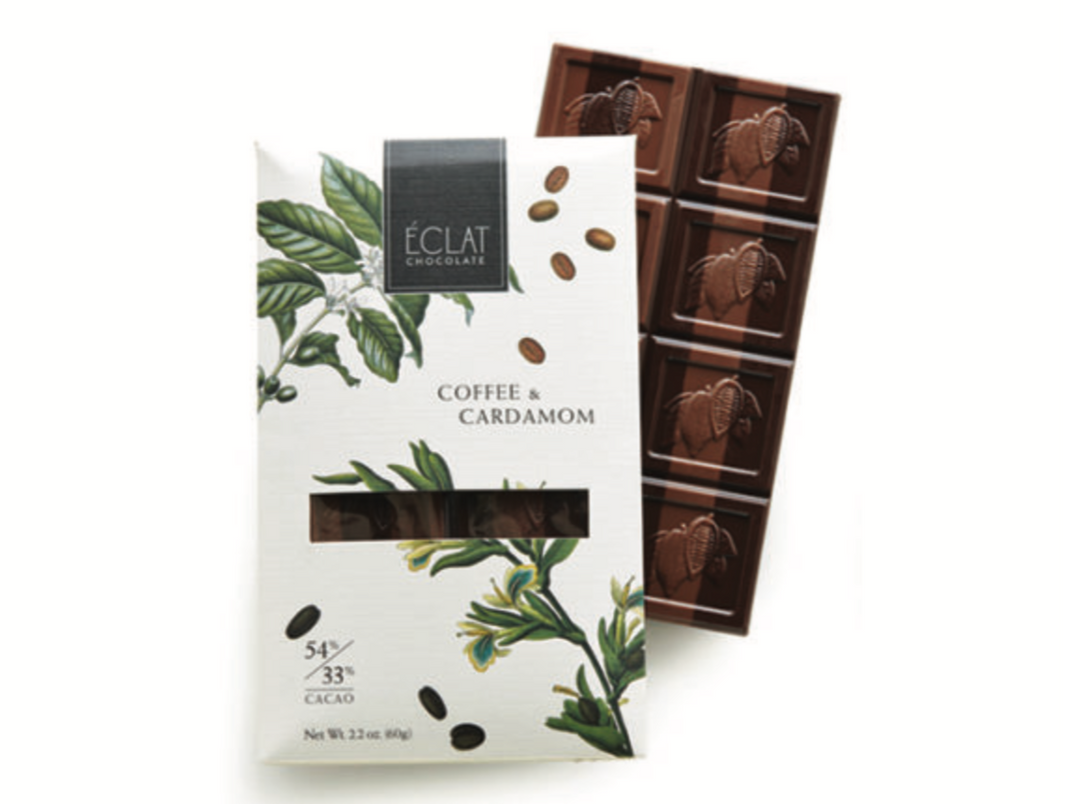 Éclat Chocolate Coffee & Cardamom Bar – Cardullo's Gourmet Shoppe