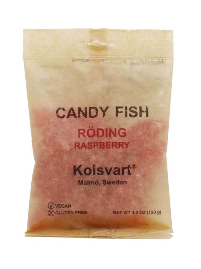 Kolsvart RODING Raspberry Candy Fish – Cardullo's Gourmet Shoppe